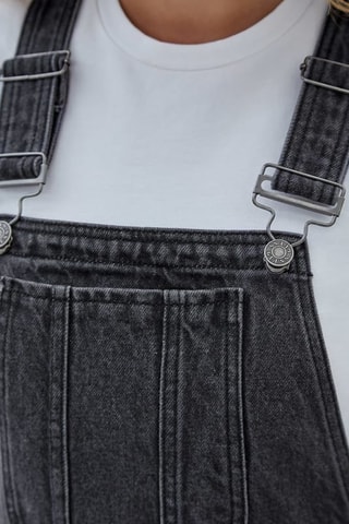 Robe-salopette en jean Go Hyde - Noir