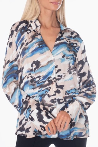 Camicia Grace - Beige e blu