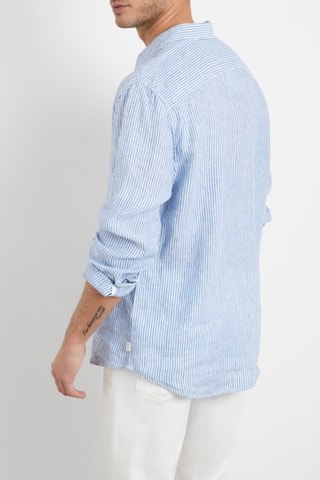 Chemise en lin - Bleu marine