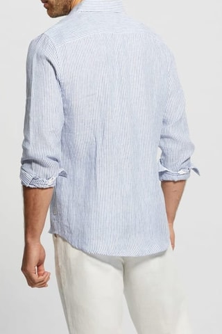 Chemise en lin - Bleu marine