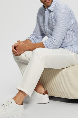 Chemise en lin - Bleu marine