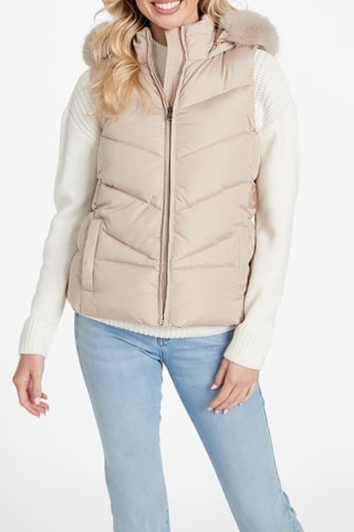 Doudoune sans manches Hailey - Beige