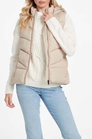 Doudoune sans manches Hailey - Beige