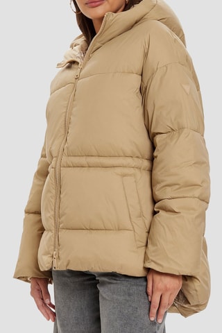 Doudoune à capuche Marka - Beige - Guess