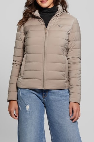 Doudoune à capuche Diann - Beige - Guess