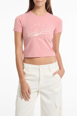 T-shirt cropped - Rosa