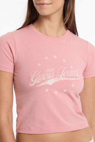 T-shirt cropped - Rosa