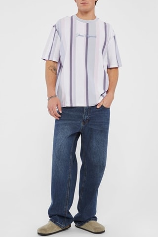 T-shirt Originals - Gris clair et violet