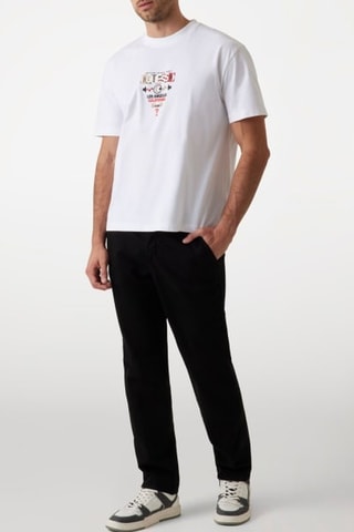 T-shirt Abstract - Blanc