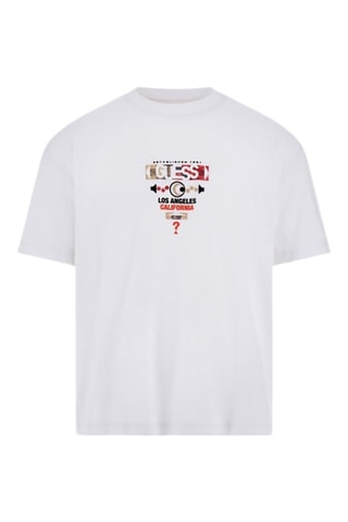 T-shirt Abstract - Blanc