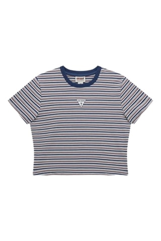 T-shirt Core - Bleu pétrole et blanc