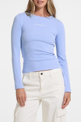 T-shirt slim - Celeste