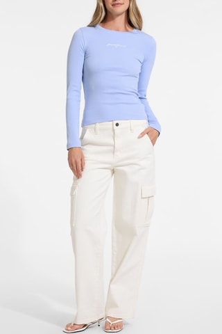 T-shirt slim - Celeste