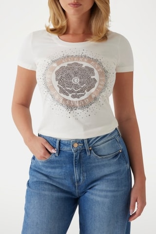 T-shirt Peony - Bianco