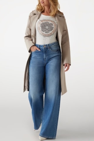 T-shirt Peony - Bianco