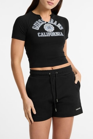 T-shirt cropped - Nero