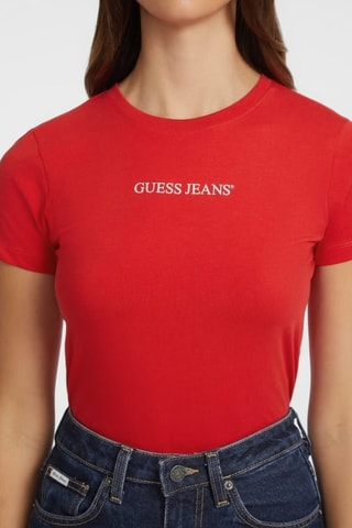 T-shirt slim - Rouge - Guess