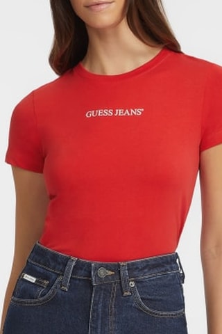 T-shirt slim - Rouge - Guess