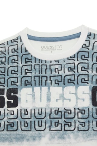 T-shirt en coton biologique - Blanc - Guess