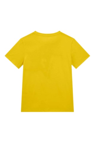 T-shirt en coton biologique - Jaune - Guess