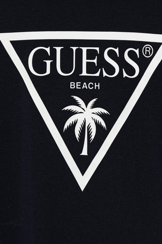 T-shirt en coton biologique Minime - Bleu nuit - Guess