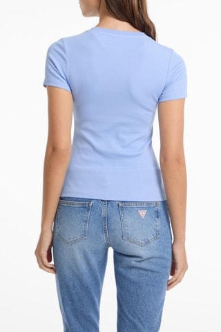 T-shirt slim - Azzurro