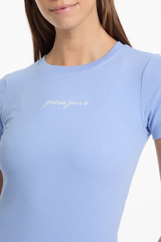 T-shirt slim - Azzurro