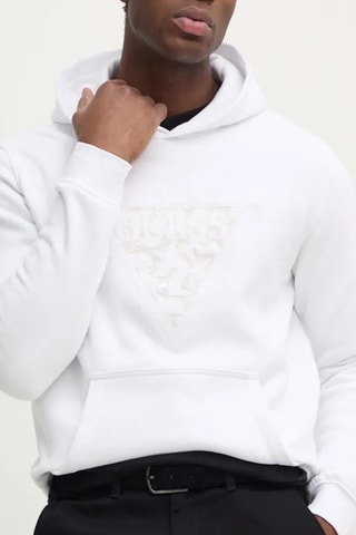 Sweat à capuche - Blanc - Guess