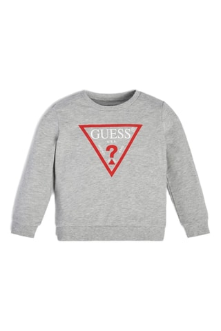 Sweat - Gris clair chiné - Guess
