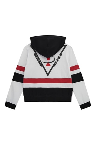 Sweat à capuche - Noir et blanc - Guess