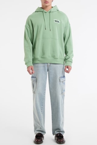 Sweat à capuche - Vert clair - Guess