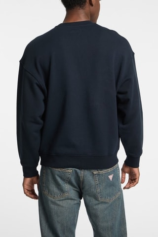 Sweat Vintage - Bleu marine et bordeaux