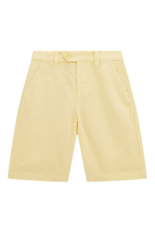 Shorts in lino - Giallo
