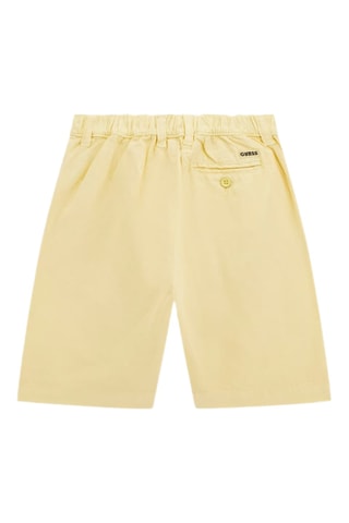 Shorts in lino - Giallo