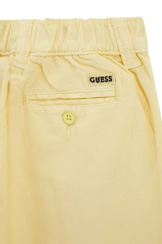 Shorts in lino - Giallo