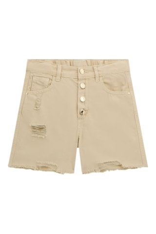 Shorts in jeans - Beige