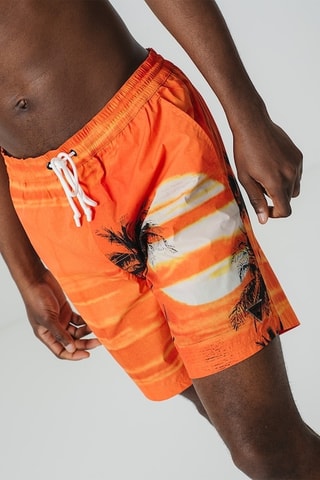 Short de bain - Orange - Guess