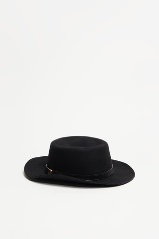 Chapeau en laine - Noir