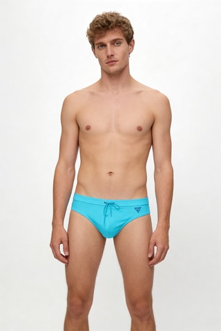 Slip de bain - Bleu turquoise