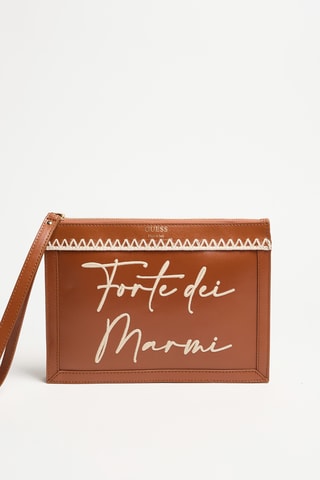 Pochette en cuir - Marron
