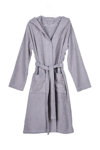Accappatoio con cappuccio Supreme - Grigio