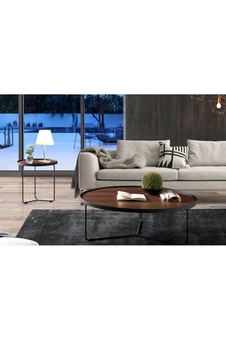 Table basse en bois - 100 x 35 x 100 cm