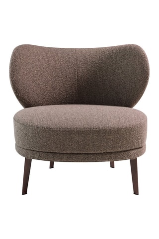 Fauteuil - Marron - En tissu