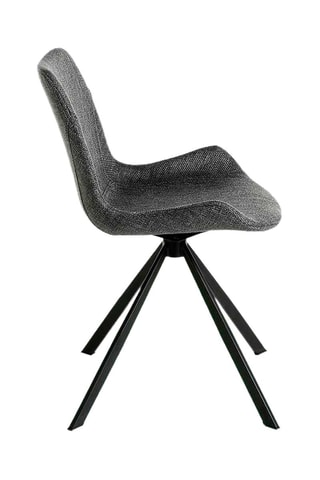 2 chaises pivotantes - 53 x 78 x 59 cm
