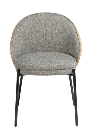 Chaise en bois plaqué noyer