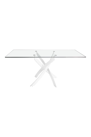 Table à manger en verre - 150 x 75 x 95 cm
