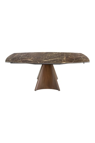 Table à manger extensible en noyer - 135 x 75 x 90 cm