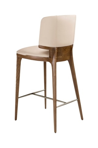 Tabouret de bar en bois - 51 x 107 x 55 cm
