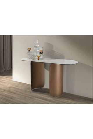 Console en bois de noyer - 150 x 80 x 50 cm