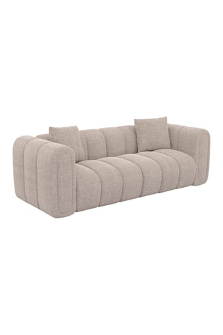 Canapé Luma - Beige - 2 places - Tissu structurel